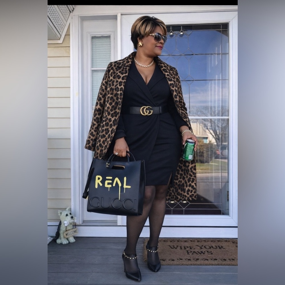 Gucci Black and Yellow Graffiti Tote with Dusk bag - Picture 2 of 6